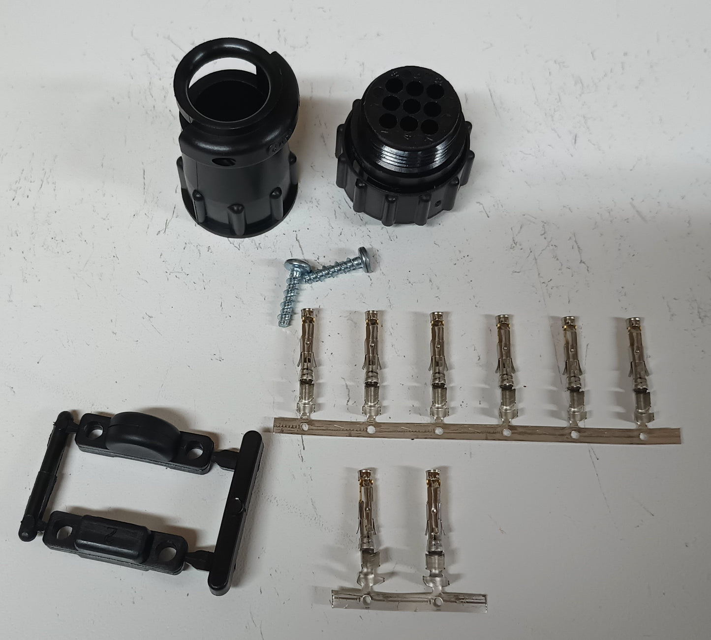 8 Pin New Style Plug / Connector Kit 870597 For New Style MFJ, Hy-Gain Ham-IV, T2X Tailtwister