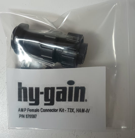 8 Pin New Style Plug / Connector Kit 870597 For New Style MFJ, Hy-Gain Ham-IV, T2X Tailtwister