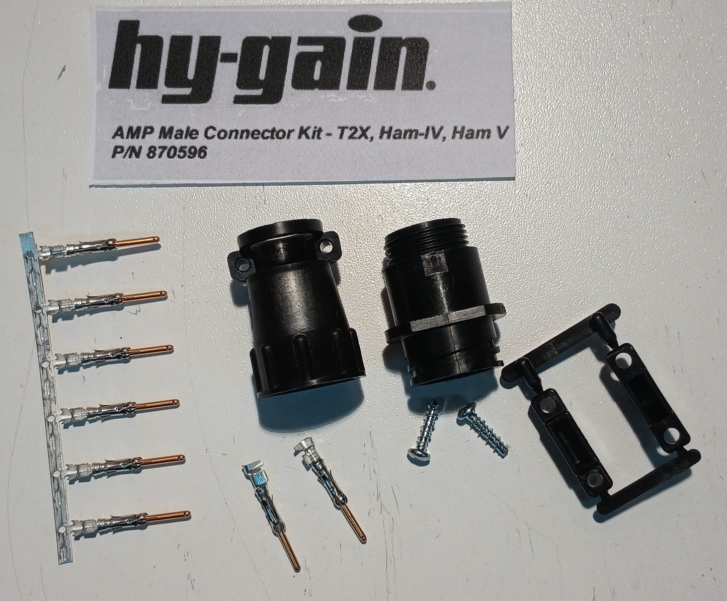 8 Pin New Style Plug / Connector Kit 870596 For New Style MFJ, Hy-Gain Ham-IV, T2X Tailtwister