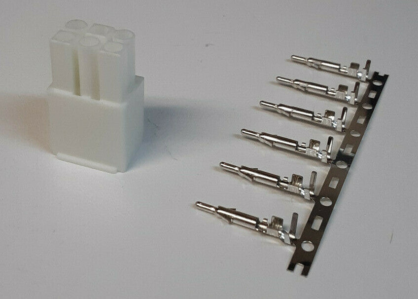 Yaesu Rotor Controller 6 Pin Nylon Plug. G-800SA/DXA G-1000SA/DXA G-2800DXA G-450/650