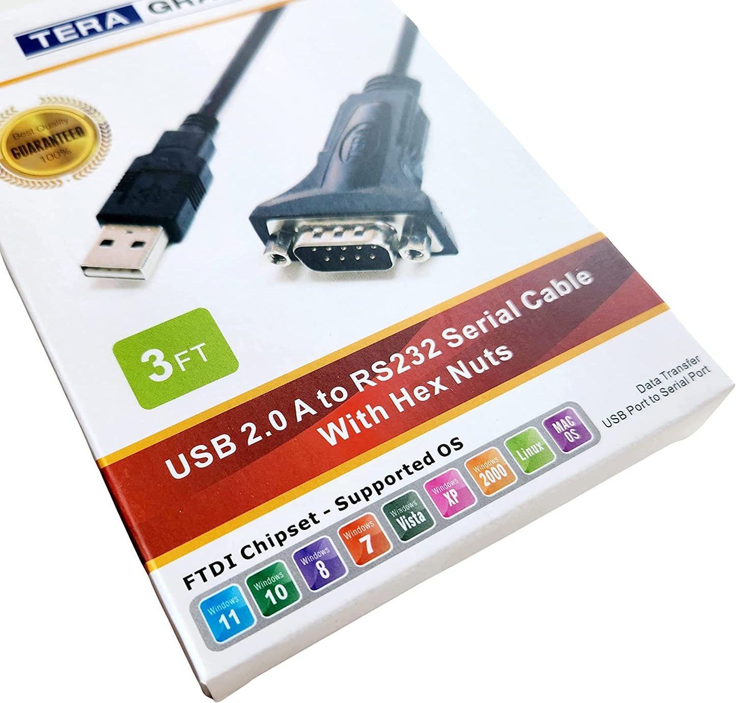 USB to RS232 Converter Cable (FTDI Chipset)