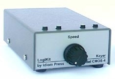 Logikit CMOS 4 Keyer. Now available as either a Complete Kit or fully Assembled & Tested! The small size of this keyer make it the perfect match for the new