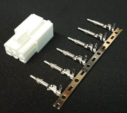 Yaesu Rotor Controller 6 Pin Nylon Plug. G-800SA/DXA G-1000SA/DXA G-2800DXA G-450/650